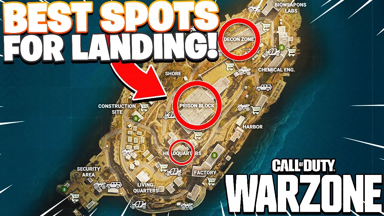 Best Warzone Rebirth Island Reinforced landing spots for wins & high kill  games - Charlie INTEL