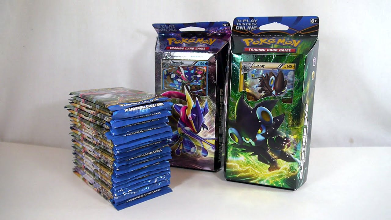 Unboxing Pokémon Tcg Xy Breakpoint Booster Packs And Theme Decks