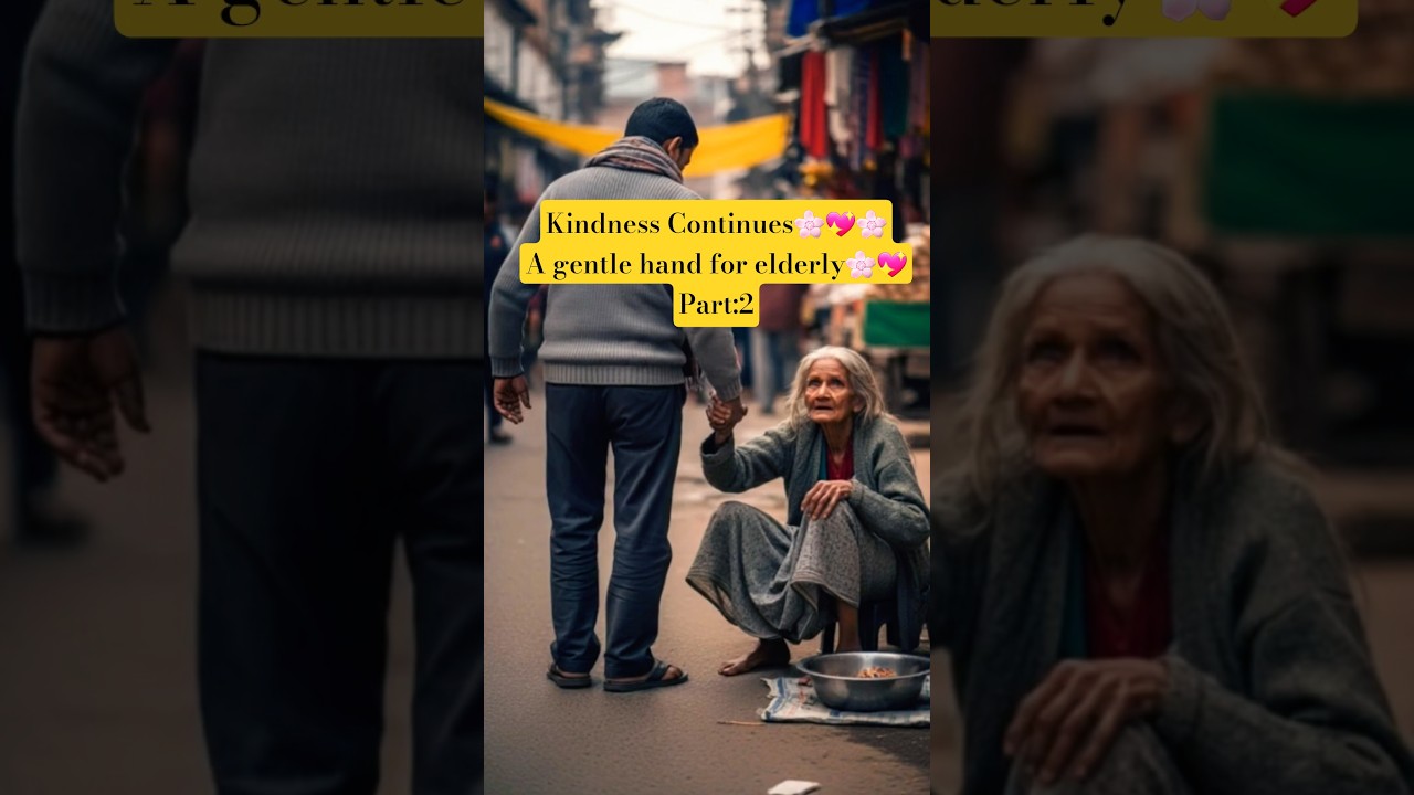 Kindness Continues 🌸 A Gentle Hand for the Elderly 🌸💖Part:2 