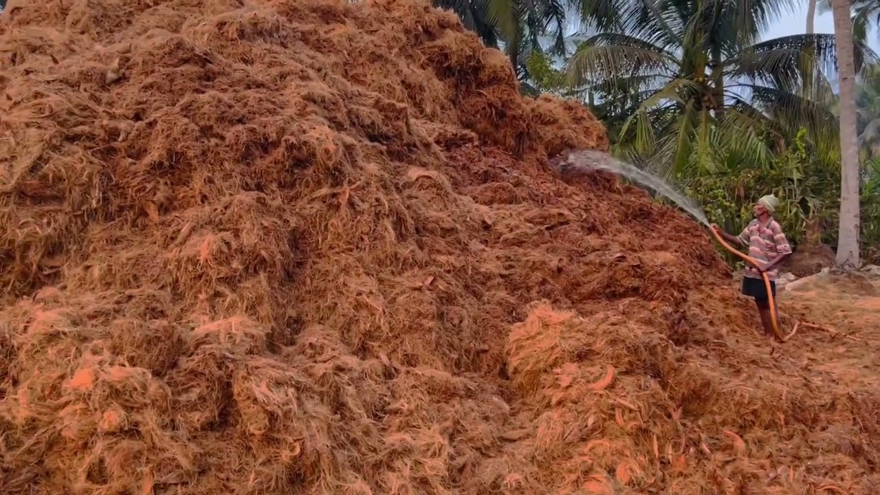 Sri Konaseema coir industry Process Video  