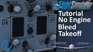 PMDG 737 | NO ENGINE BLEED Takeoff | Tutorial | Real Airline Pilot screenshot 5