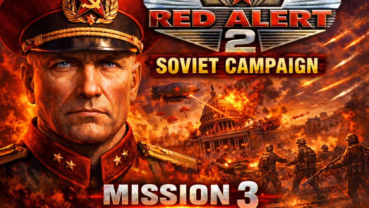 Command & Conquer Red Alert 2. Soviet Campaign mission 3.