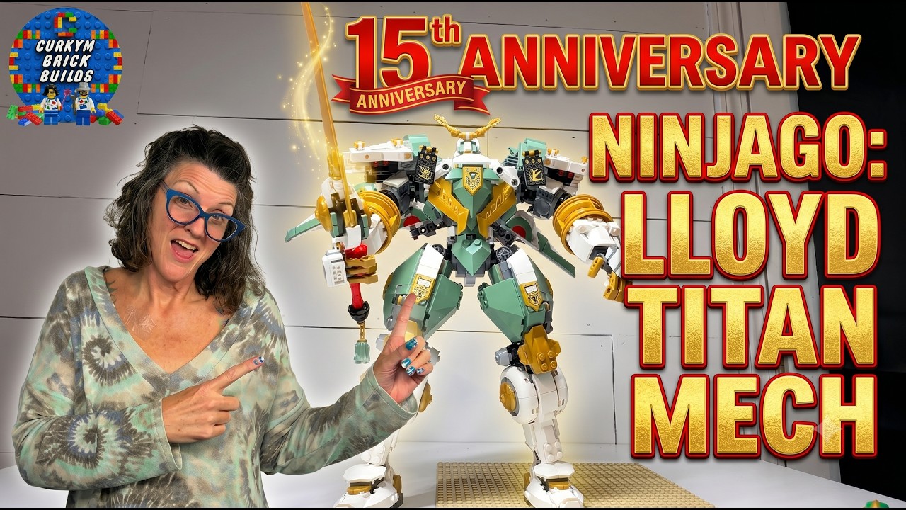 LEGO Ninjago Lloyd's Titan Mech 15th Anniversary Review | Set 71860