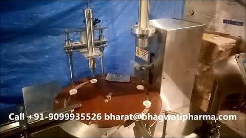 Single Head Caps Wad Inserting Machine with cap elevator and Glue attachment, Cap Lining Machine