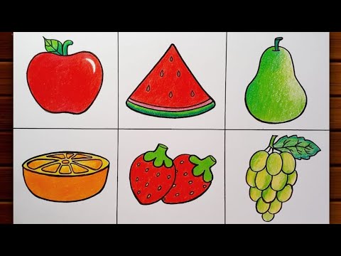 23 Fruit Coloring Pages (Free PDF Printables)