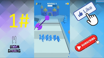 Join Clash 3D - Walkthrough Part 1#  | Level 1-10 Gameplay (iOS, Android)