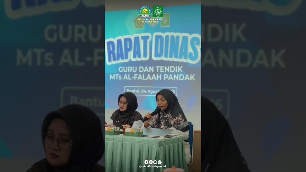 RAPAT DINAS MTS AL-FALAAH PANDAK