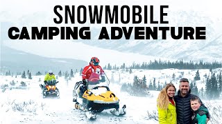 S4 | EP 1 Snowmobile camping adventure in remote northern BC #wintercamping #snowmobiletrip