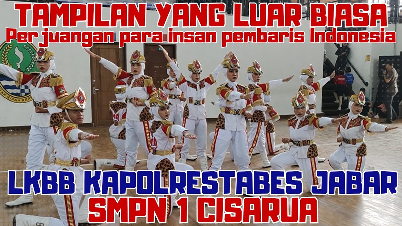 PENAMPILAN INSAN PEMBARIS INDONESIA - PASKIBRA SMPN 1 CISARUA KBB - LKBB KAPOLRESTABES CUP