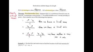 3.3.1 First Derivative Test