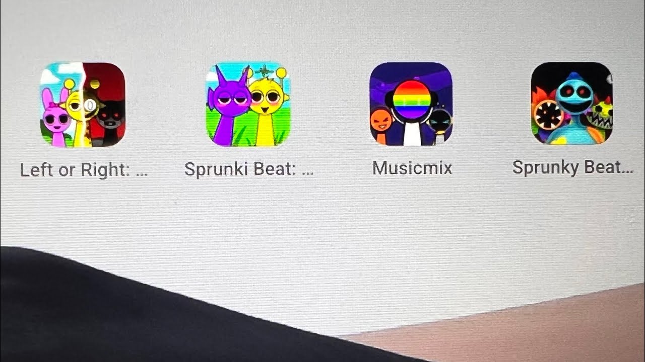 SPRUNKI Left or Right, Sprunki Beats, Musicmix, Sprunky Beats - YouTube
