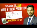 The BEST Way to ENABLE or DISABLE Windows Defender | কিভাবে Enable/Disable করবেন  in Windows 11