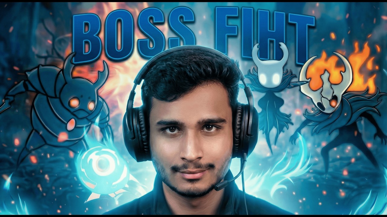 🔴BOSS FIGHT IN HOLLOW KNIGHT🔥  || LITTLE PLAYZZ LIVE