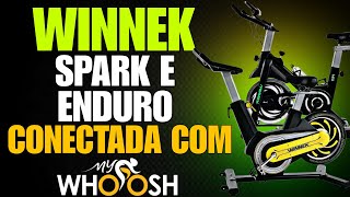 Bicicleta Spinning Magnética Winnek Spark E Enduro Se Conecta Com Mywhoosy