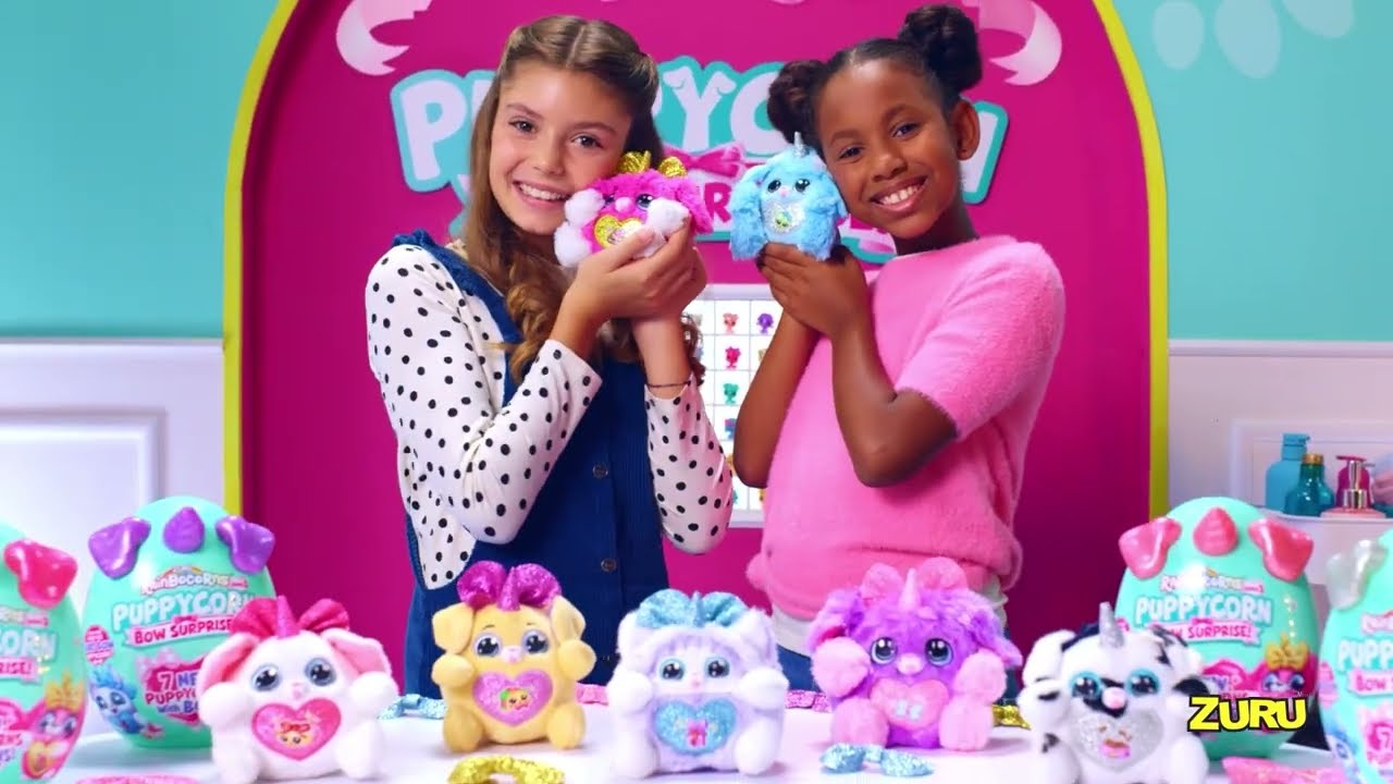 Rainbocorns Puppycorn Bow Surprise | Toy Triangle - رينبوكورنز بابيكورن بو سربرايز | مثلث الألعاب