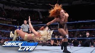 Charlotte Flair & Becky Lynch Vs. Mandy Rose & Sonya Deville Smackdown Live, Aug. 14, 2018