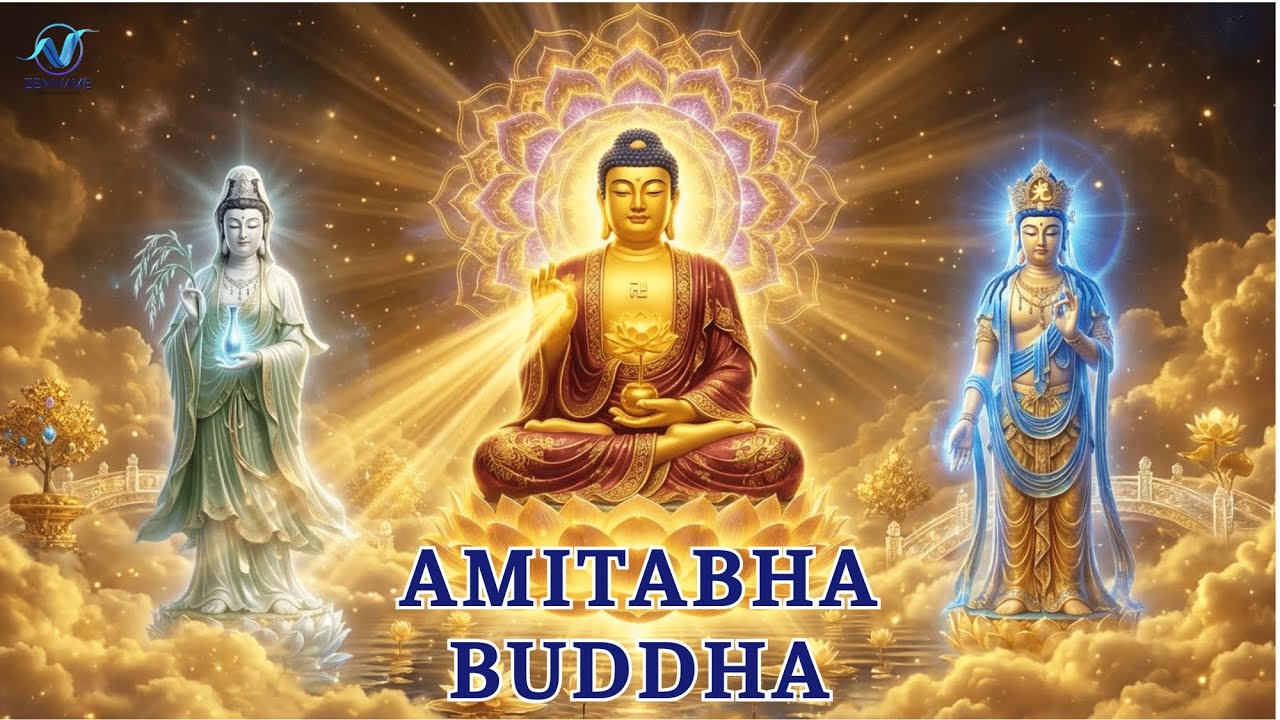 Amitabha Buddha • The Pure Land in 3D • Western Paradise Realization – Cinematic 8K Divine Realm Vis