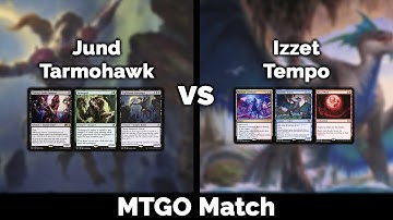 MTG Modern: Jund Tarmohawk vs Izzet Tempo - Magic: The Gathering gameplay on MTGO