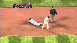 2011/09/06 De Aza's RBI single