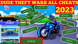 Dude Theft Wars all new and old cheat codes🤩🔥(2023)!! || dude theft wars all cheats screenshot 1