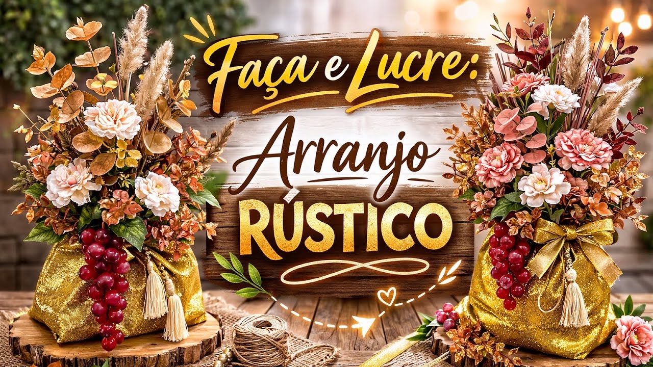 Faça e Lucre: Arranjo rústico 