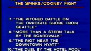 David Letterman - Top Ten Rejected Names for the Spinks/Cooney Fight