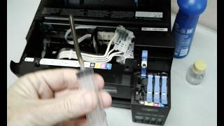 Como desentupir o cabeçote Epson L4150, método manual (avançado)