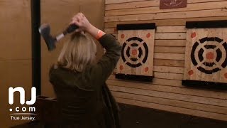 What is hatchet throwing and axe throwing?