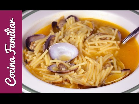 Sopa de fideos y almejas con la Olla GM | Javier Romero