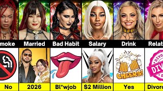 WWE Comparison: Jade Cargill vs Rhea Ripley vs B-Fab vs Liv Morgan vs Iyo Sky vs Charlotte Flair