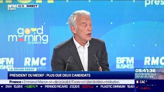 Patrick Martin (Medef) : Plus que deux candidats à la présidence du Medef