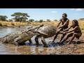 Life Million Years Ago: Early Humans vs Giant Crocodile to Save a Turtle – The Deadliest Encounter