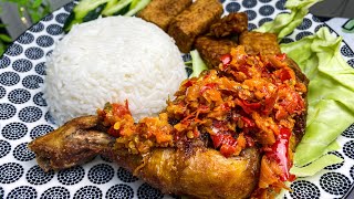 Sambal Ayam Gepuk BiKin Terangkat.!! EXTRA Pedas | MyDapur Panas