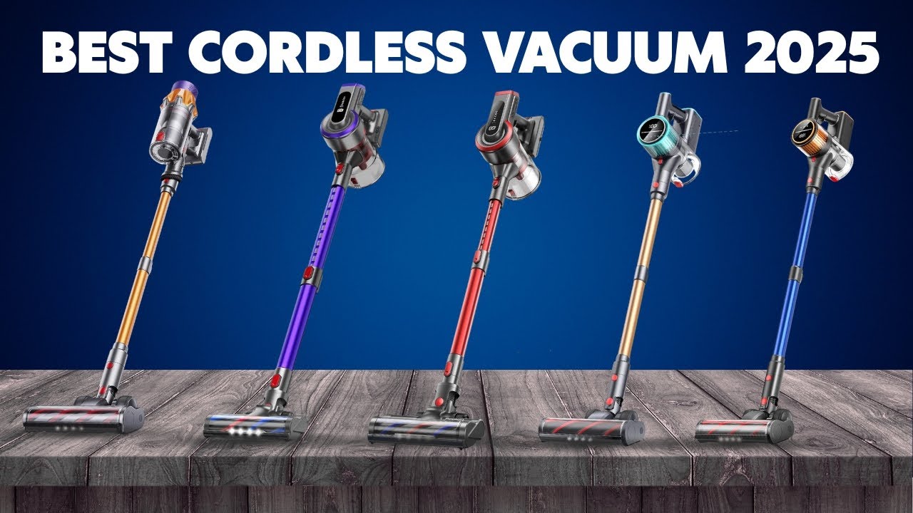"Top 5 Best Cordless Vacuums in 2025! (TESTED & RANKED)" - YouTube