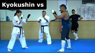 Bodybuilders Get Schooled By Kyokushin Girl (And Her Instructor)