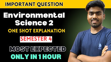 Environmental Science 2 Most Important Questions One shot Explanation Semester 4 EVS DU SOL