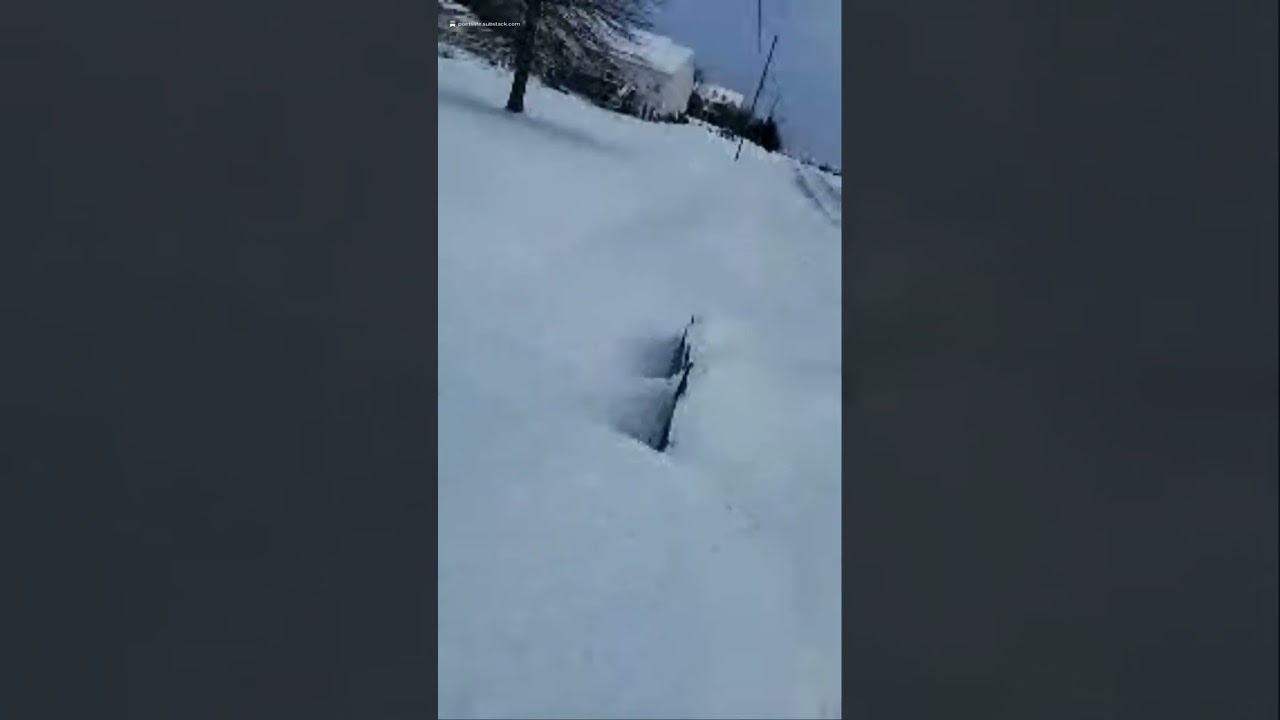 Blizzard and Ice the Day After