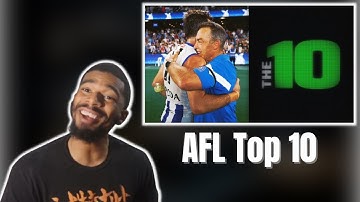 AMERICAN REACTS TO AFL Top 10 BEST MOMENTS of Round One 2023