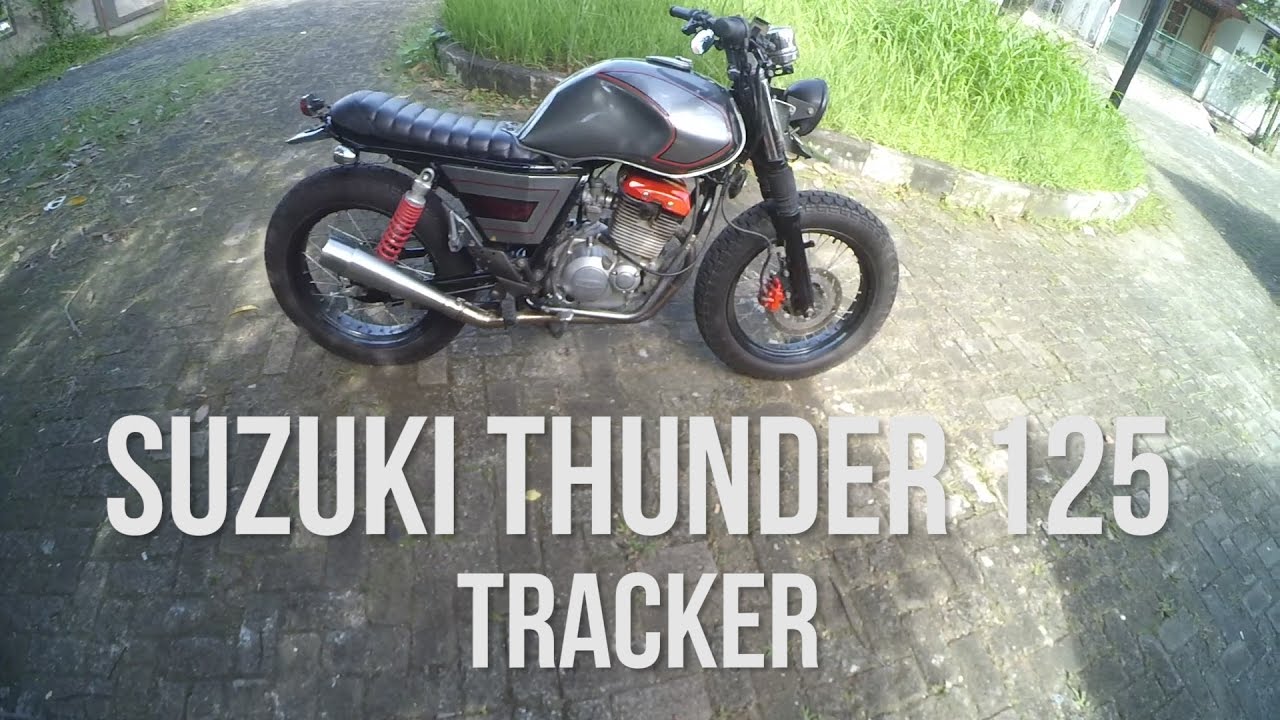 Koleksi Modifikasi Motor Thunder 125 Cafe Racer Terbaru 