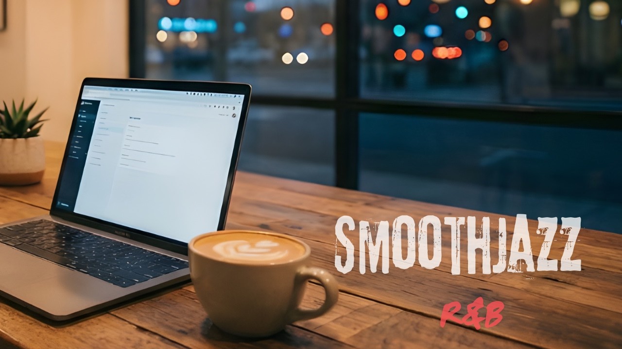 Late Night Coffee Shop Smooth Jazz & R&B | Relaxing Background Music for Work, Study & Productivity