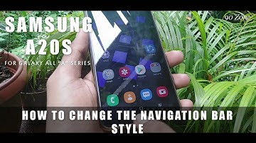 How To Change The Navigation Bar Style