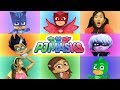 Ellie plays the pj masks giant smash game heroes vs villains  toy game show