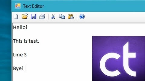 Visual Basic .NET Tutorial #7 - How to create a simple text editor (w/ Save & Open)