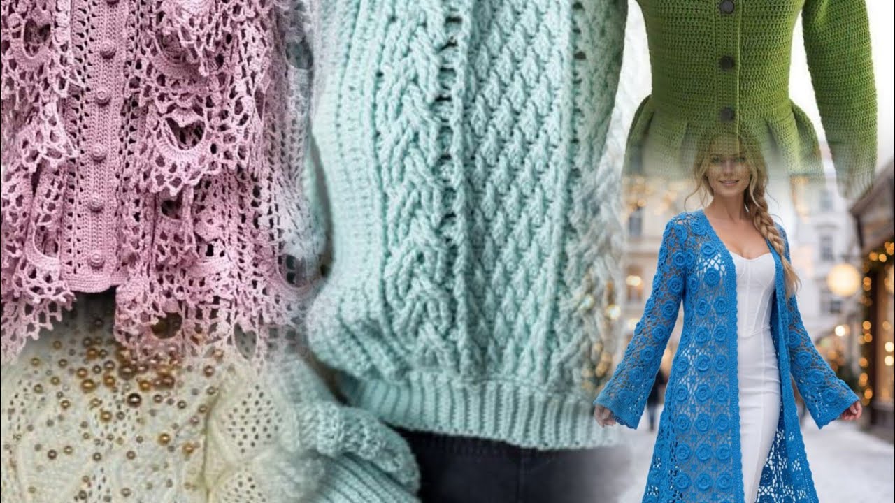 Elegant Crochet Ladies Sweater Designs – Handmade Winter Fashion 2026#trending #trend 