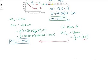 Solving Thermodynamic Problems - PV Diagrams