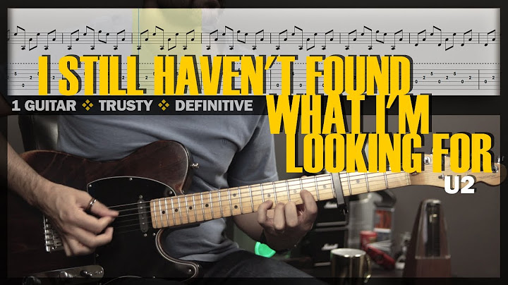 I Still Haven’t Found What I’m Looking For Guitar version - Guitar performance video thumbnail