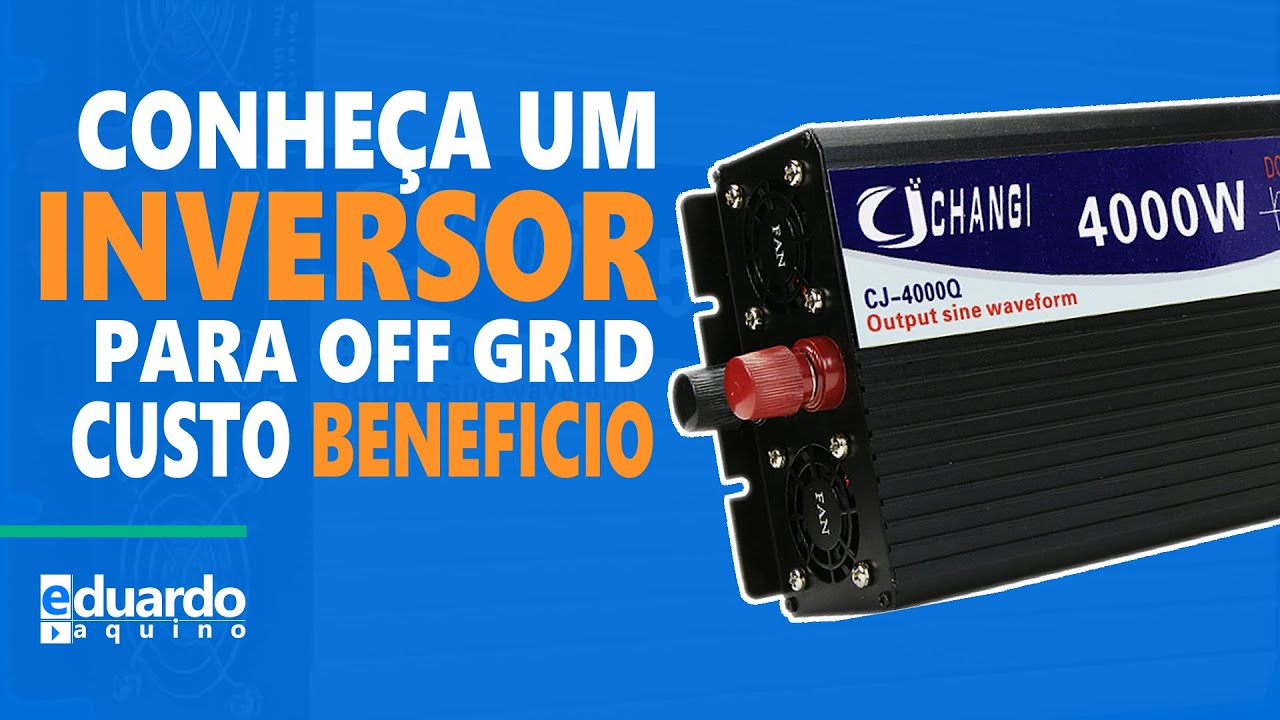 Inversor CHANGI 4000W, Forma de Onda e Review (Parte 1)