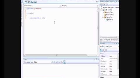 Tutorial 0: Setting up Visual C++