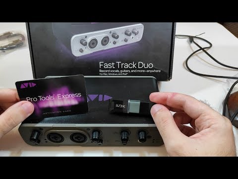 Avid Fast Track Duo - Unboxing ( USB Audio Interface )