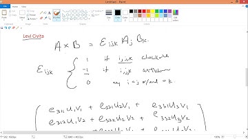 l1v9 Defintiions on Kronecker delta and Levi Civita or the permutation symbol